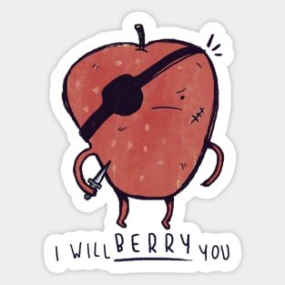 Scarry Berry Sticker